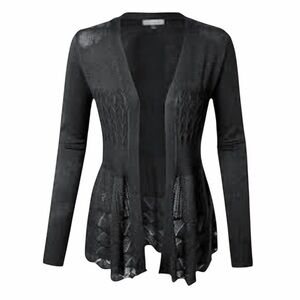 Black Women's Cardigan